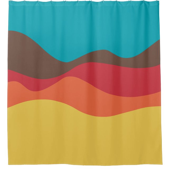 Sound Sketch 09 Shower Curtain (Front)