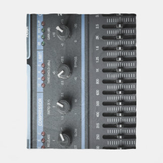 Sound Studio: Colourful Buttons Image. Fleece Blanket