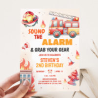 Sound the Alarm Fire Truck Baby Shower