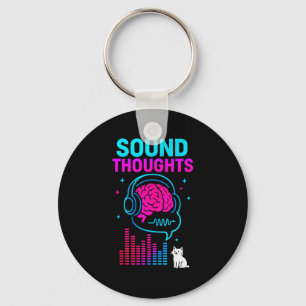 Sound Thoughts Stoic Philosophy Minimalist Slogan Key Ring