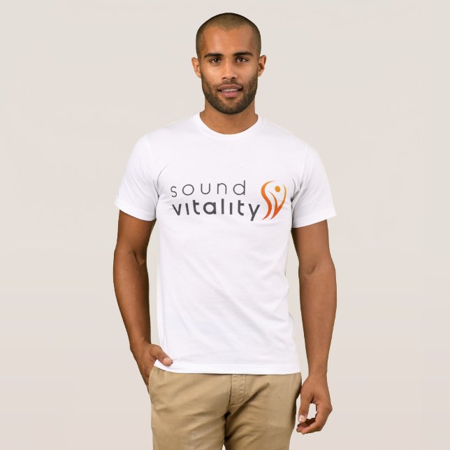 Sound Vitality : Support Health and Small Business T-Shirt (Front Full)