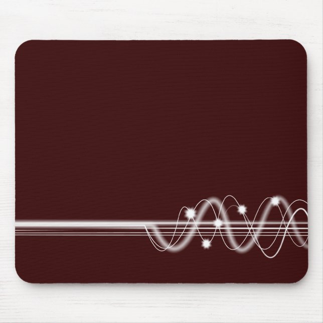 Sound Wave - Brown Mouse Pad (Front)