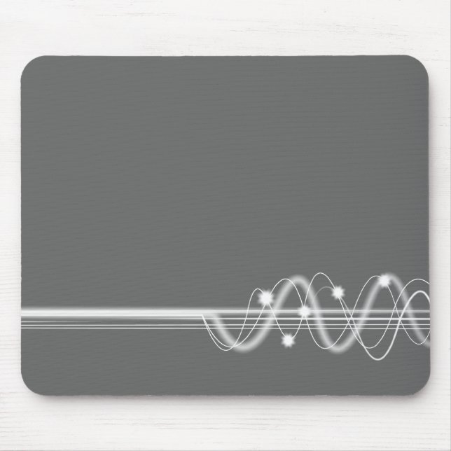 Sound Wave - Grey Mouse Pad (Front)