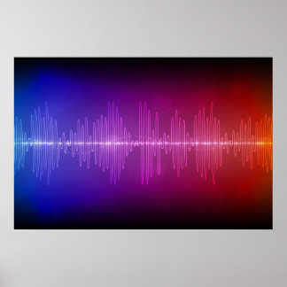 Sound Wave Poster