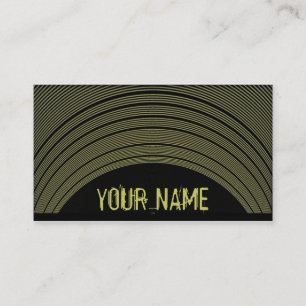Sound Waves customisable business cards