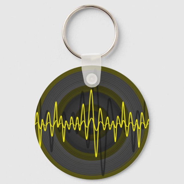 Sound Yellow Dark keychain (Front)