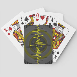 Sound Yellow Dark playing cards vertical