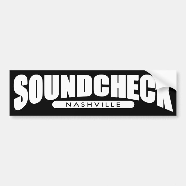 Soundcheck Nashville Bumper sticker (Front)