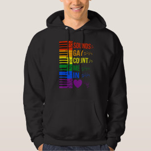 Sounds Gay Count Me In Lgbtq Keyboard And Piano Mu Hoodie