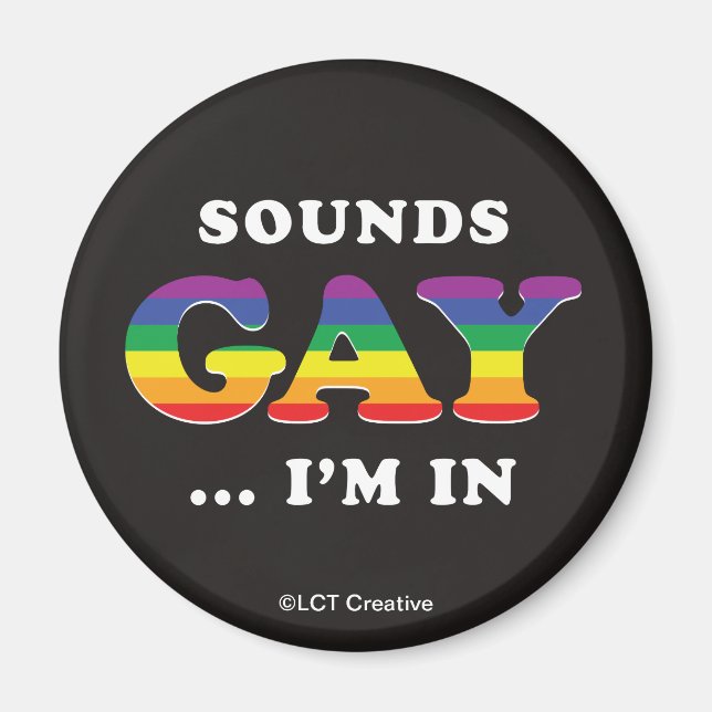 Sounds Gay... I'm In Magnet (Front)