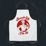 Sounds Gay I'm In Vintage Lesbian Cowgirl Howdy  Apron<br><div class="desc">Sounds Gay I'm In Vintage Lesbian Cowgirl Howdy</div>
