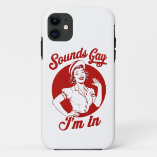 Sounds Gay I'm In Vintage Lesbian Cowgirl Howdy  Case-Mate iPhone Case