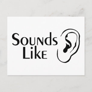 Sounds Like Charades Postcard