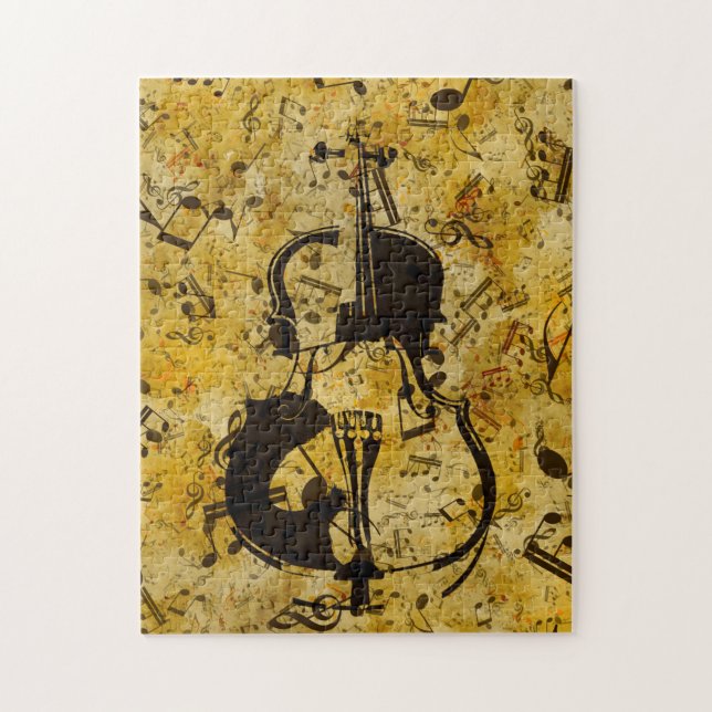 Sounds of music. Violin Jigsaw Puzzle (Vertical)