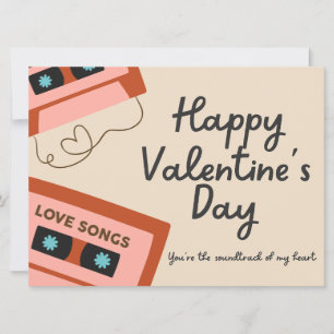 Soundtrack Of My Heart Valentine's Day Card