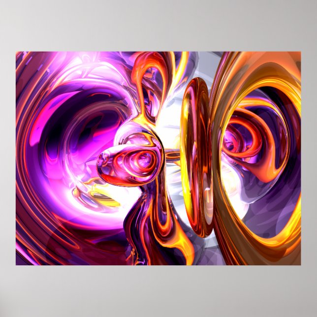 Soundwave Abstract Poster (Front)