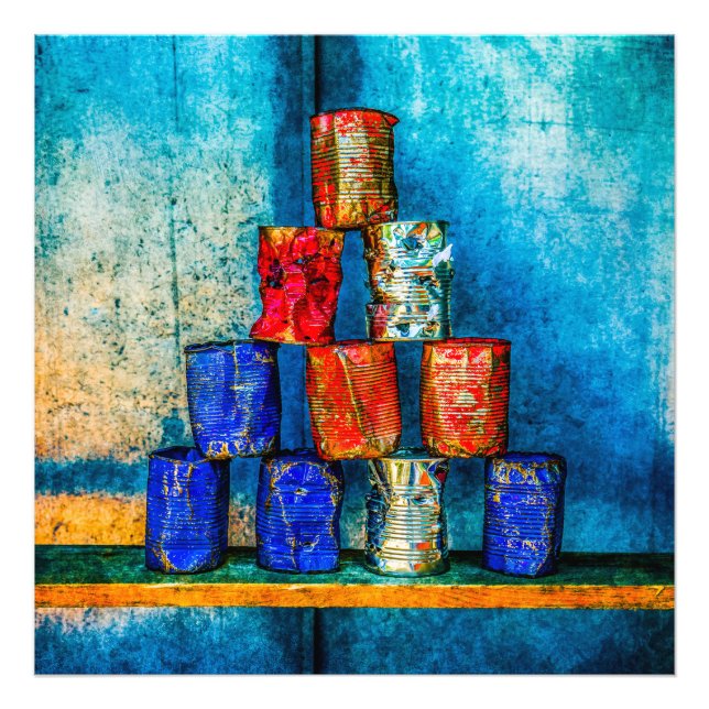Soup Cans - Square Meal Photo Print (Front)