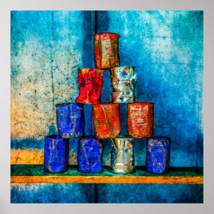 Soup Cans - Square Meal Poster