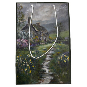 "Soup Day - An English Cottage" Medium Gift Bag