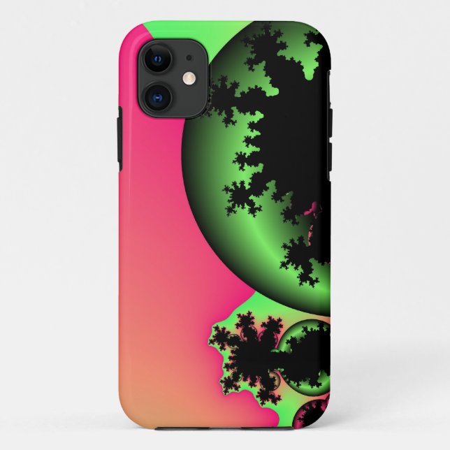 sour apples fractal Case-Mate iPhone case (Back)