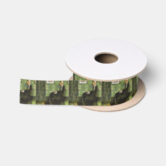 Sour Grapes Fine Art Spoof Satin Ribbon