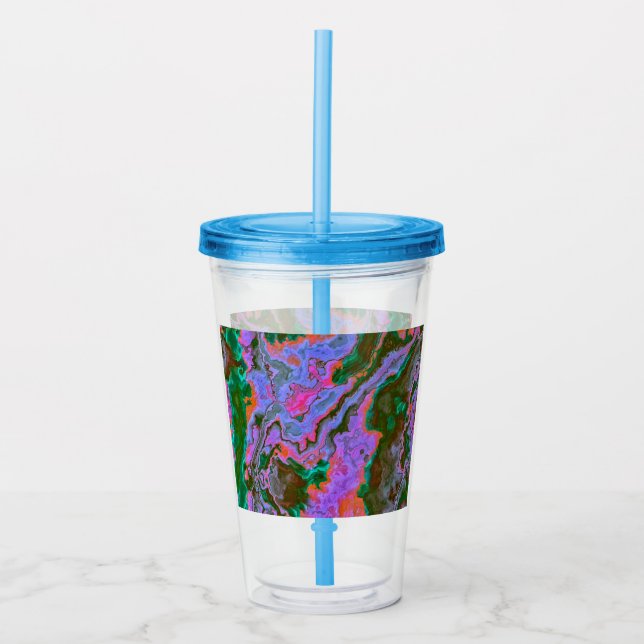 Sour Marble  Acrylic Tumbler (Front)