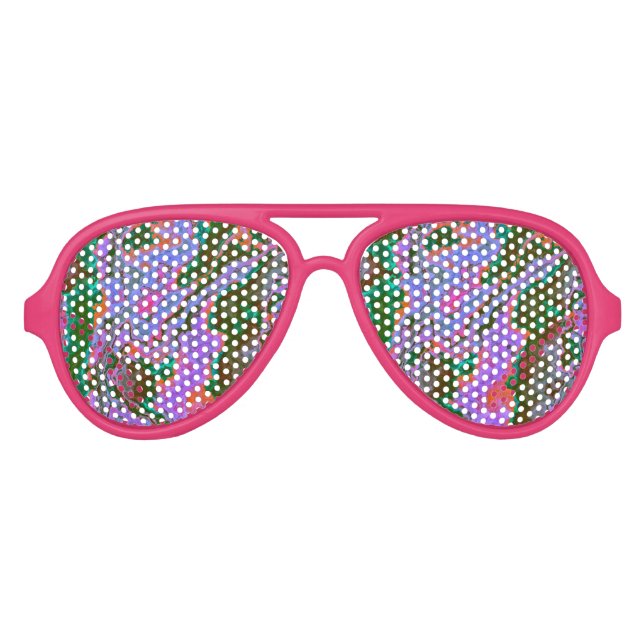 Sour Marble   Aviator Sunglasses (Front)