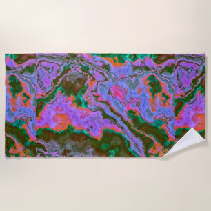 Sour Marble  Beach Towel