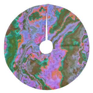 Sour Marble Brushed Polyester Tree Skirt