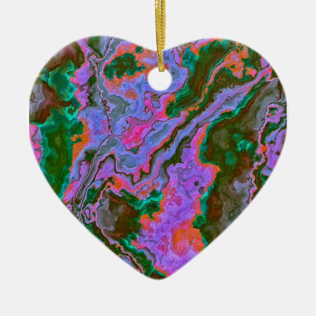 Sour Marble Ceramic Ornament (Front)