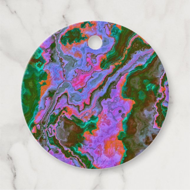 Sour Marble  Favour Tags (Front)