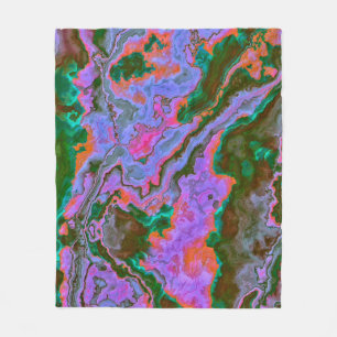 Sour Marble Fleece Blanket
