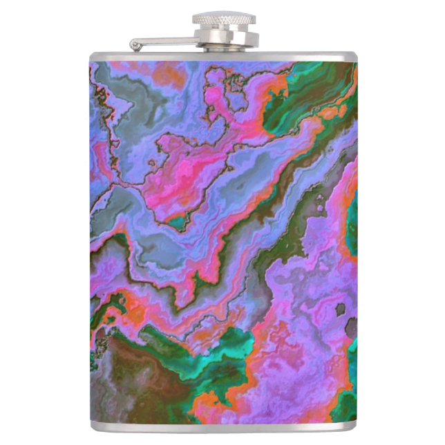 Sour Marble   Hip Flask (Front)