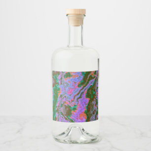 Sour Marble Liquor Bottle Label