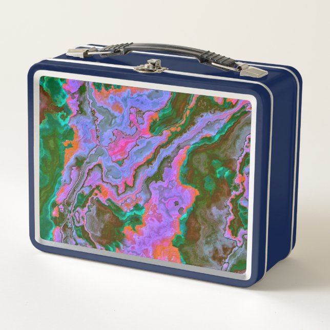 Sour Marble  Metal Lunch Box (Front)