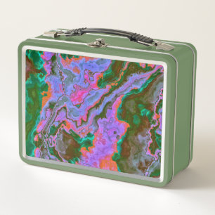 Sour Marble Metal Lunch Box