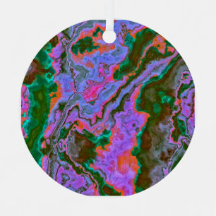 Sour Marble  Metal Tree Decoration