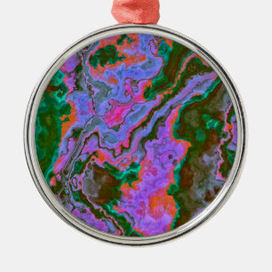Sour Marble   Metal Tree Decoration
