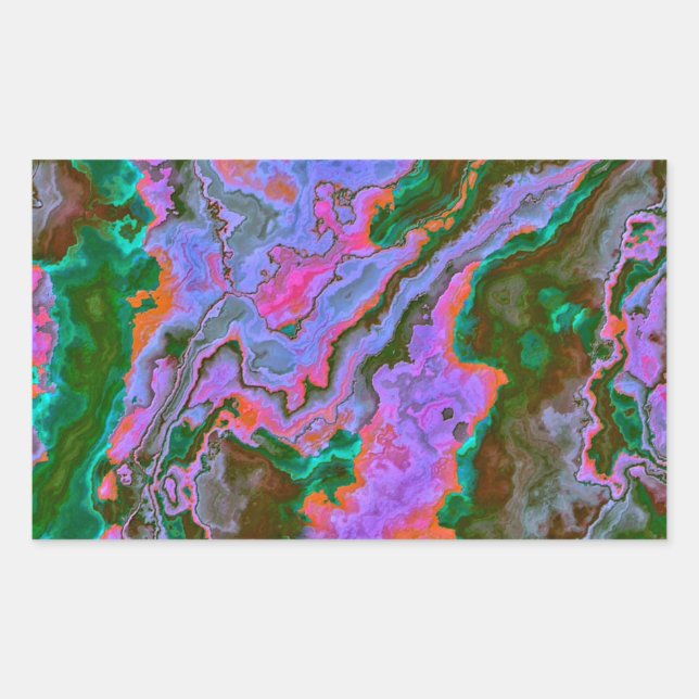 Sour Marble   Rectangular Sticker (Front)