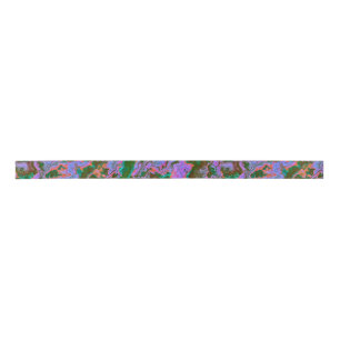 Sour Marble  Satin Ribbon