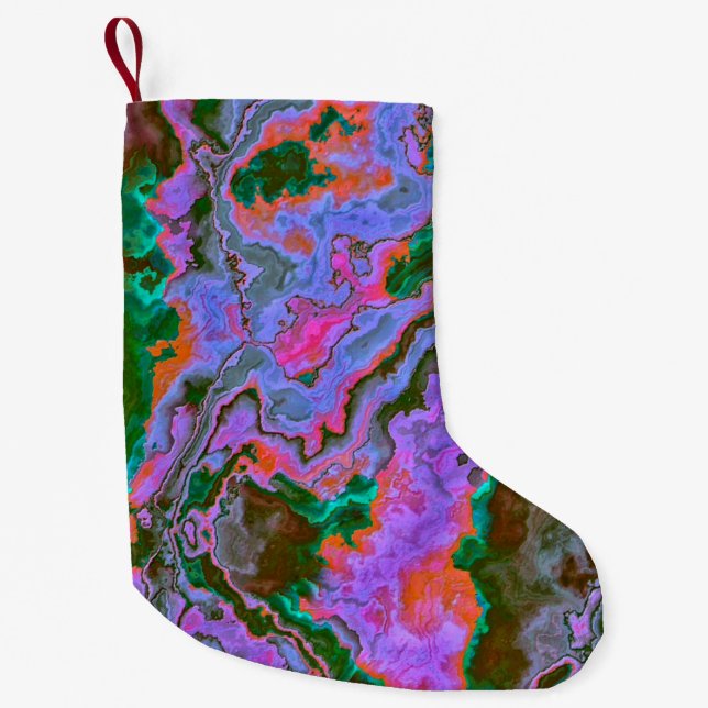 Sour Marble  Small Christmas Stocking (Front)
