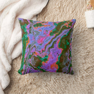 Sour Marble  Throw Pillow