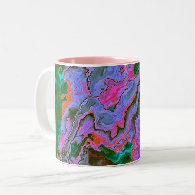 Sour Marble   Two-Tone Coffee Mug (Front Left)