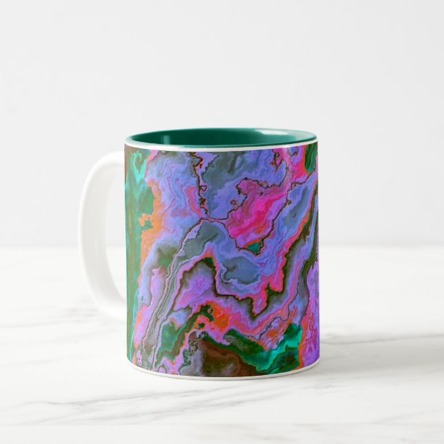 Sour Marble   Two-Tone Coffee Mug (Front Left)