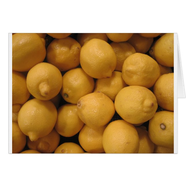 Sour Yellow Lemons (Front Horizontal)