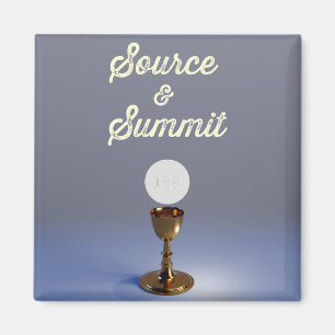 Source and Summit Blessed Sacrament Magnet