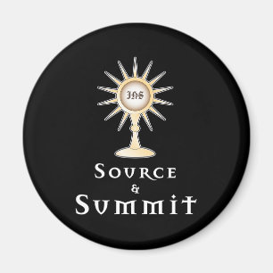 Source and Summit: Holy Eucharist Magnet