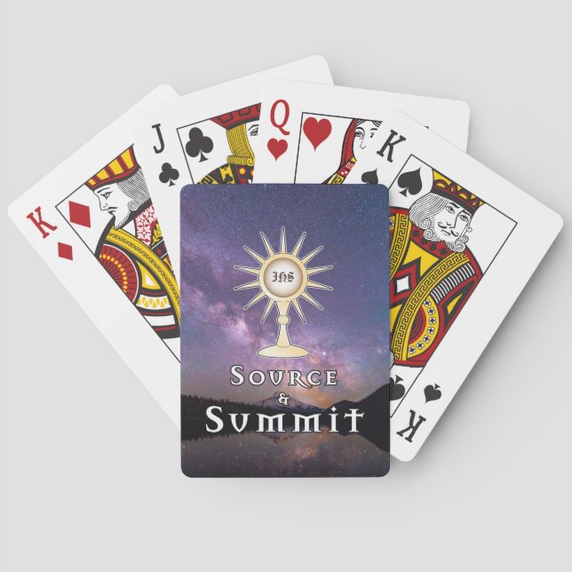 Source and Summit: Holy Eucharist Playing Cards (Back)