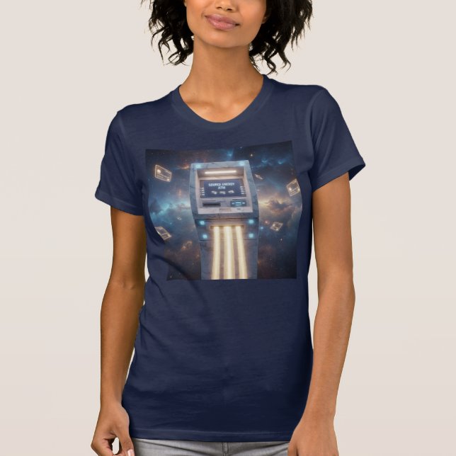 Source Energy ATM Cosmic Abundance Flow Design T-Shirt (Front)