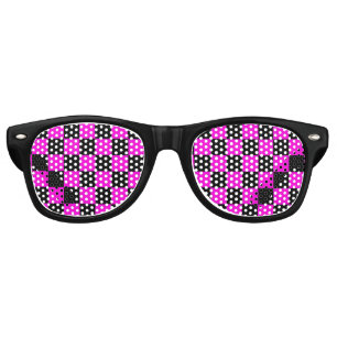 Source Missing Texture Retro Party Shades, Black Retro Sunglasses